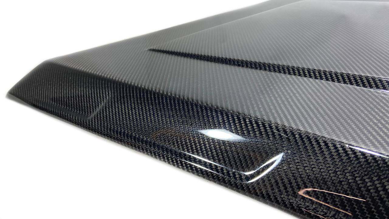 Brabus Carbon Hood Scoop with Badge for Mercedes W463 G Wagon - Custom Class