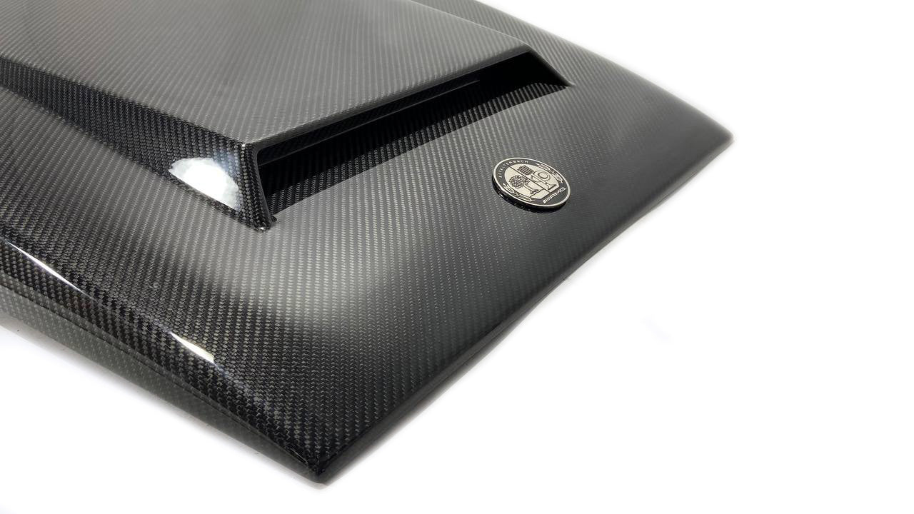 Brabus Carbon Hood Scoop with Badge for Mercedes W463 G Wagon - Custom Class
