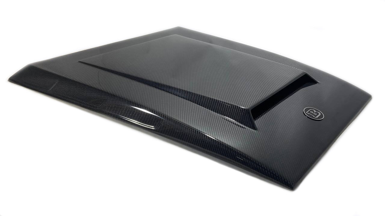 Brabus Carbon Hood Scoop with Badge for Mercedes W463 G Wagon - Custom Class