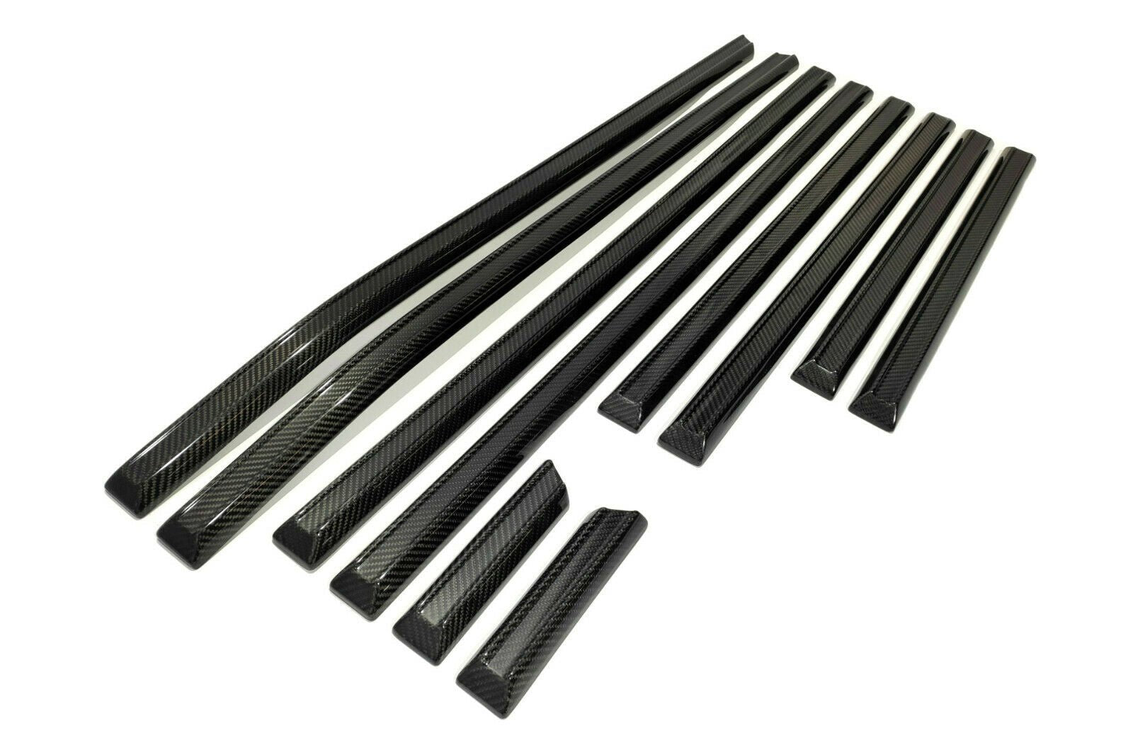 Brabus Carbon side solid mouldings 10 pcs for Mercedes W463 G Wagon - Custom Class