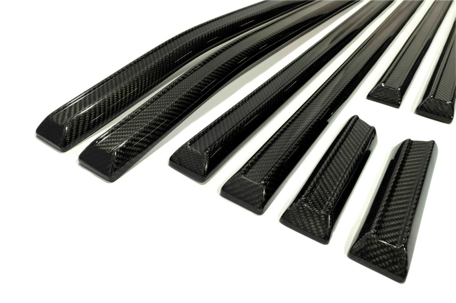 Brabus Carbon side solid mouldings 10 pcs for Mercedes W463 G Wagon - Custom Class