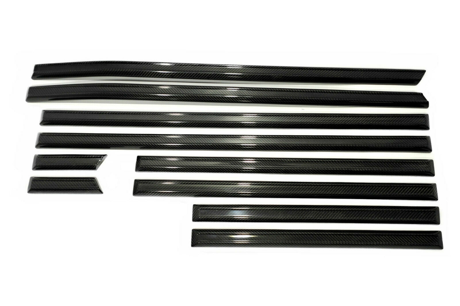 Brabus Carbon side solid mouldings 10 pcs for Mercedes W463 G Wagon - Custom Class