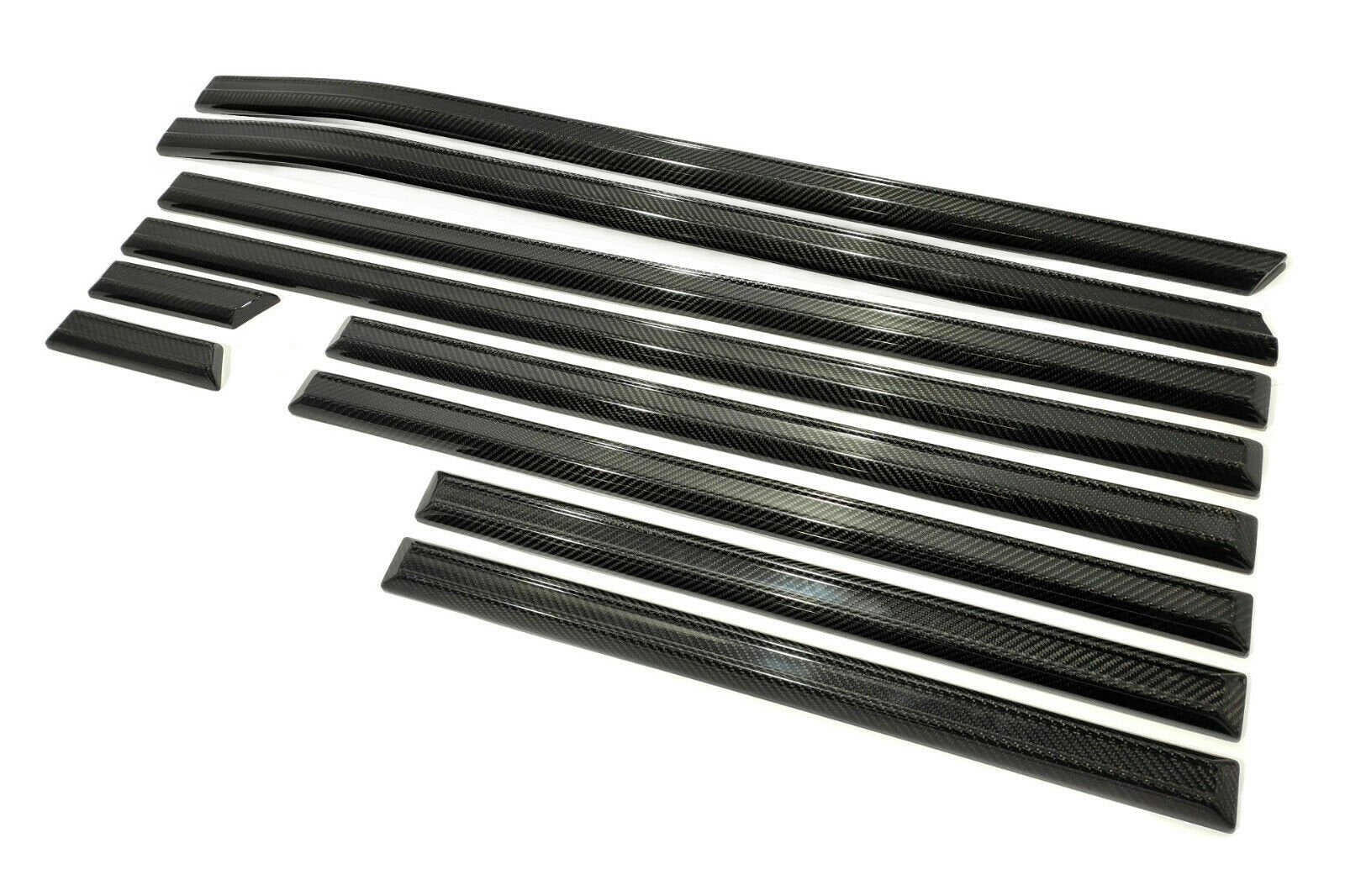 Brabus Carbon side solid mouldings 10 pcs for Mercedes W463 G Wagon - Custom Class