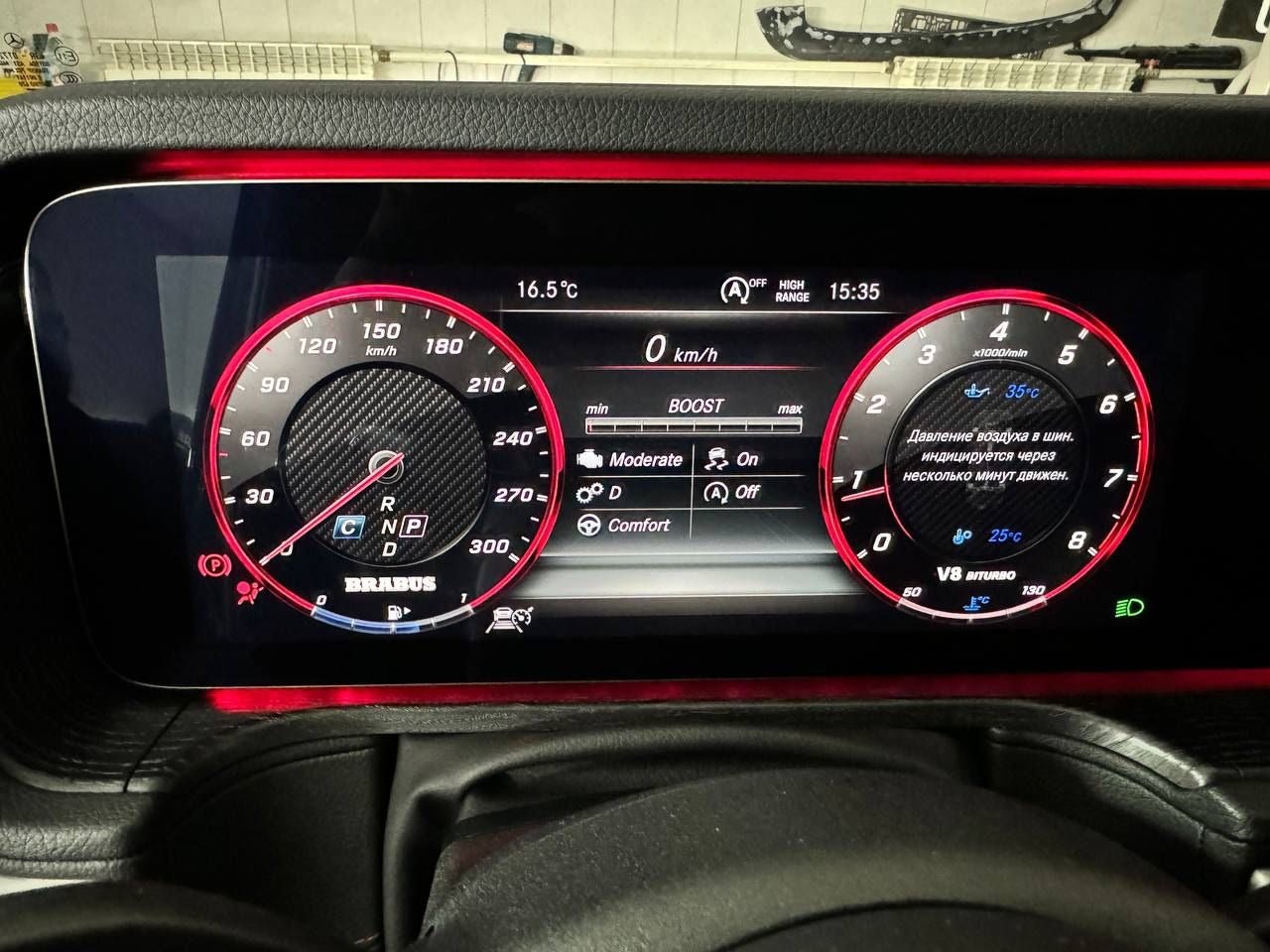 Brabus dashboard for Mercedes-Benz W463A G-Wagon - Custom Class
