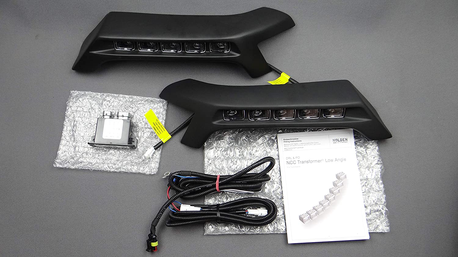 Brabus front AMG bumper fiberglass lip spoiler with LEDs for 4x4 Squared Mercedes W463 G Wagon - Custom Class