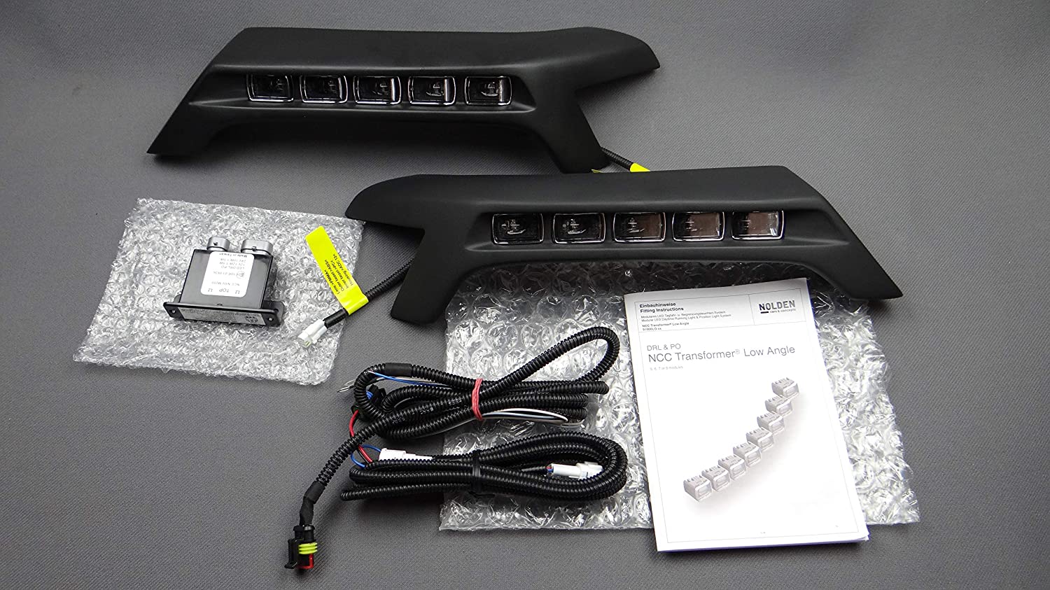 Brabus front AMG bumper fiberglass lip spoiler with LEDs for 4x4 Squared Mercedes W463 G Wagon - Custom Class