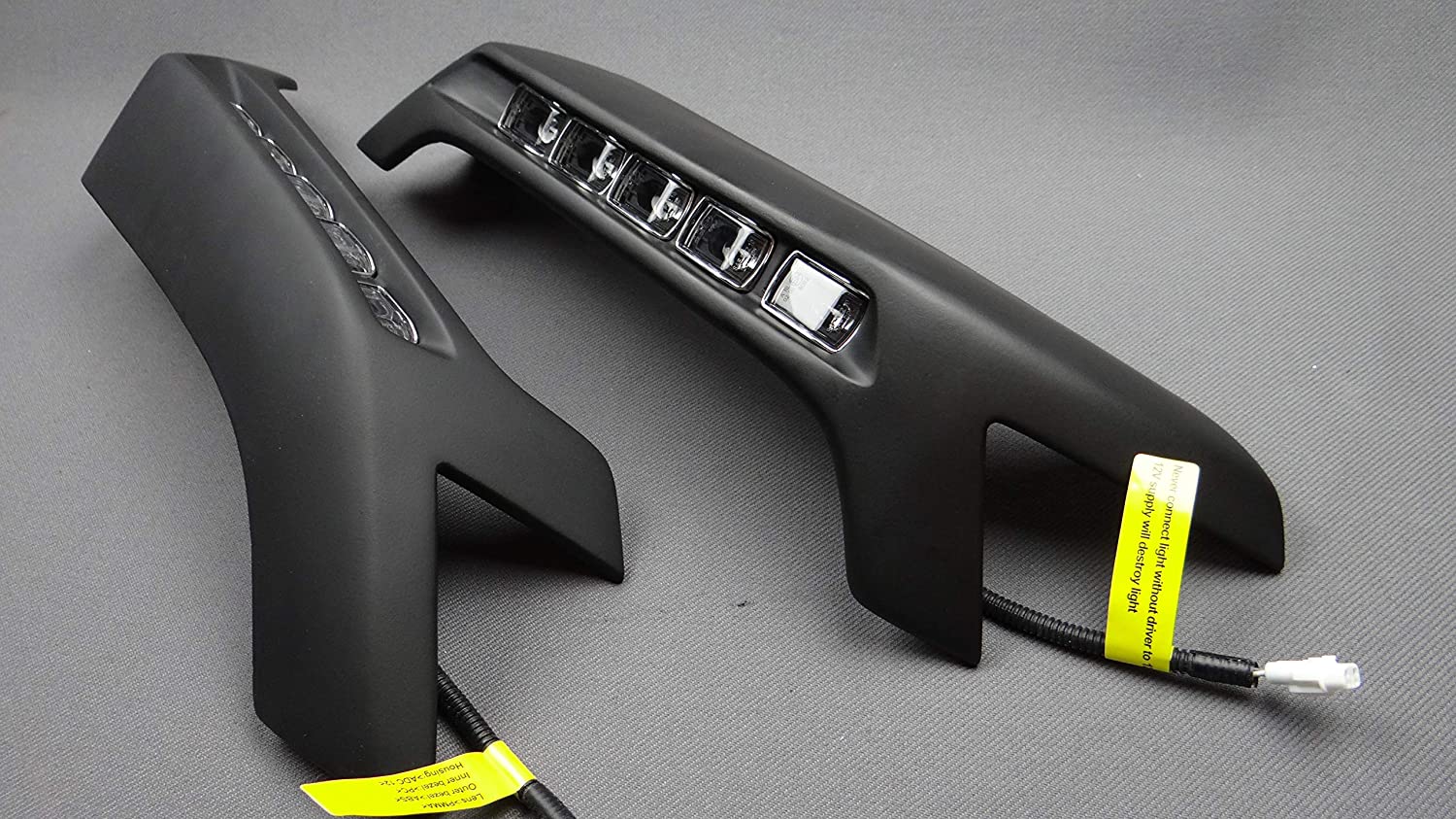 Brabus front AMG bumper fiberglass lip spoiler with LEDs for 4x4 Squared Mercedes W463 G Wagon - Custom Class