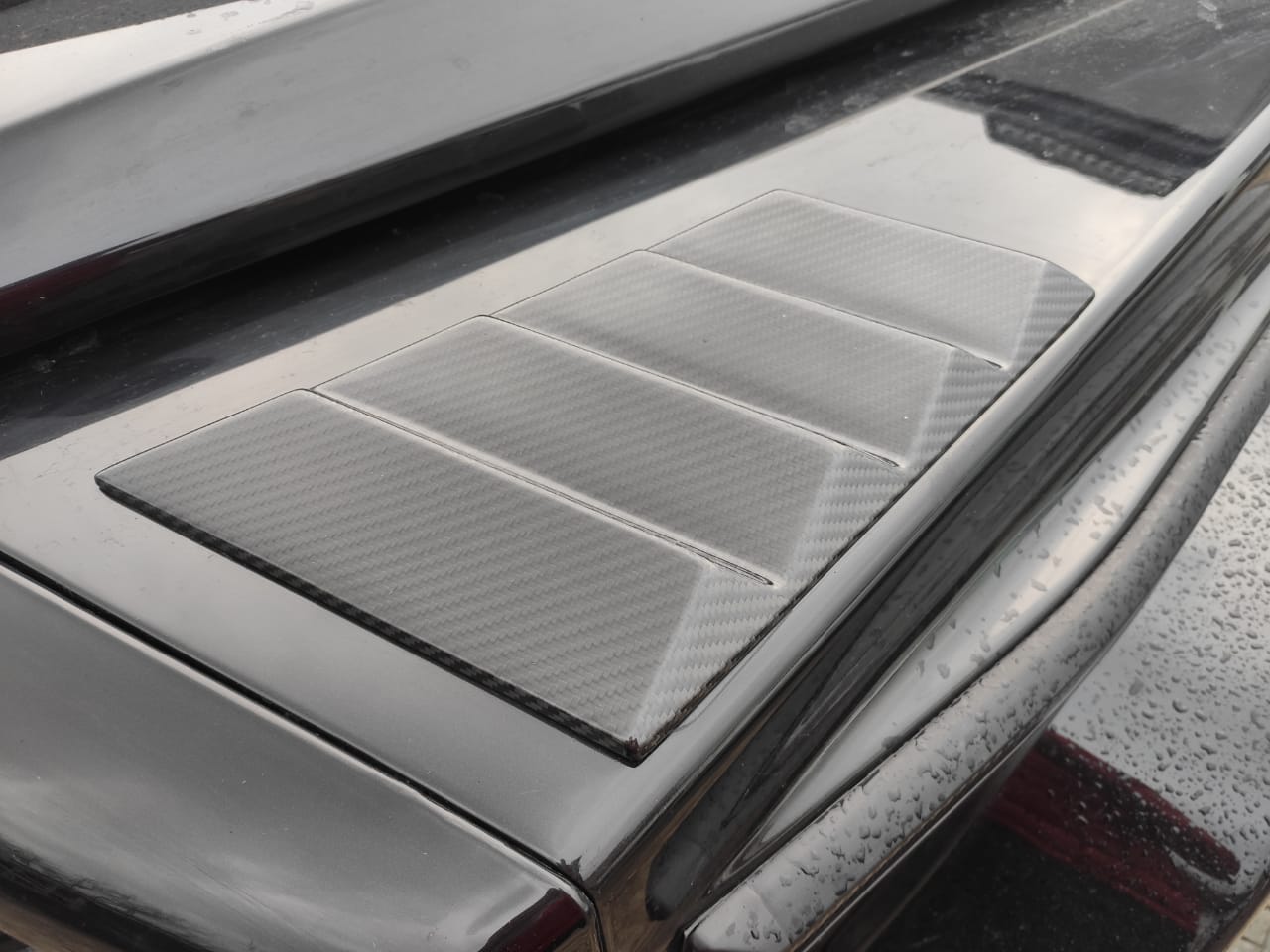 Brabus Front Fenders Upper Carbon Covers markers remowe for Mercedes W463 G Wagon - Custom Class