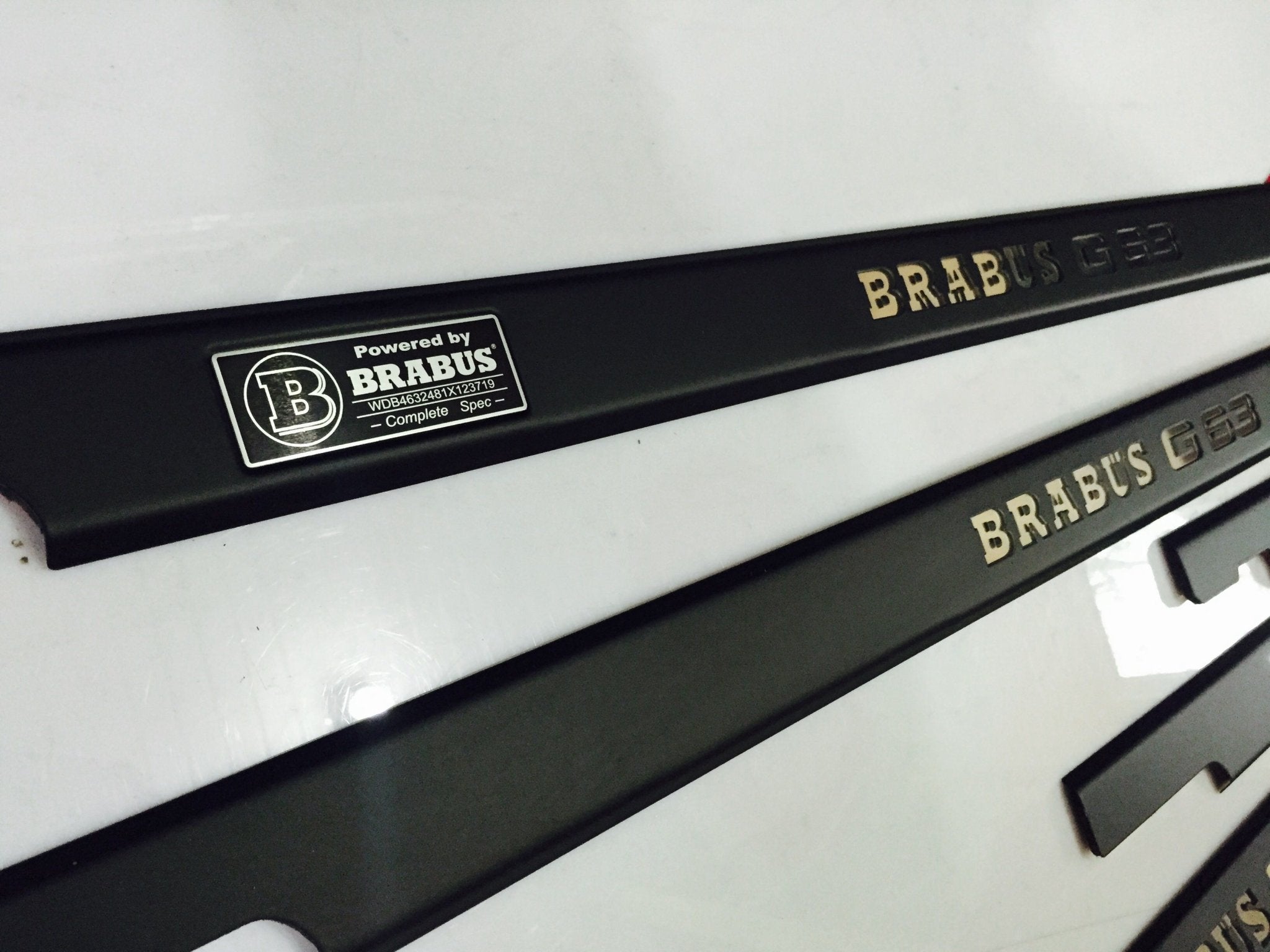 Brabus G63 LED Illuminated Door Sills 4 or 5 pcs for Mercedes-Benz G-Class W463 - Custom Class