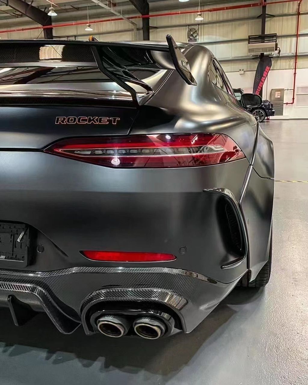 BRABUS 900 Rocket edition body kit with carbon fiber for Mercedes-Benz GT 4 door Coupe - Custom Class