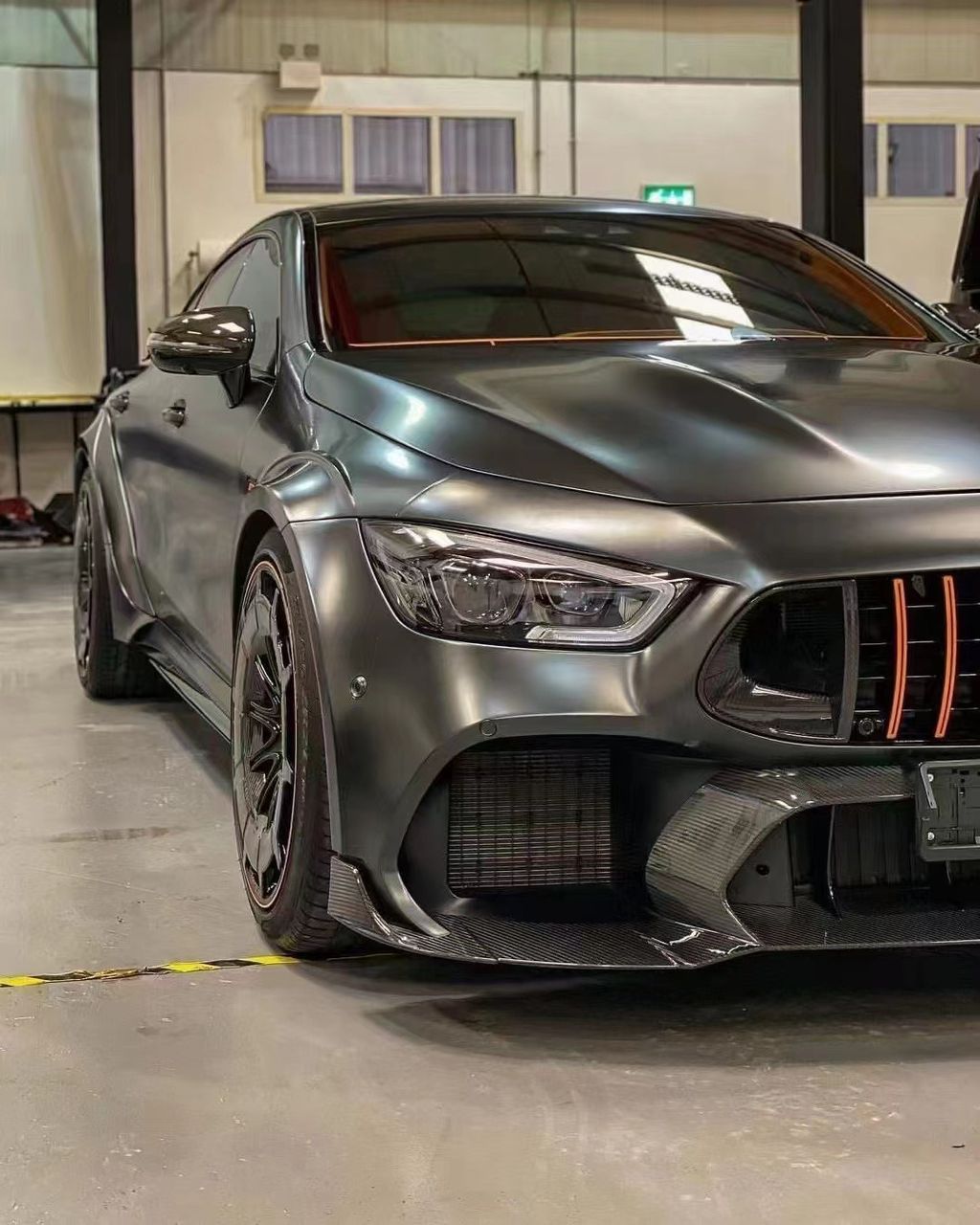BRABUS 900 Rocket edition body kit with carbon fiber for Mercedes-Benz GT 4 door Coupe - Custom Class