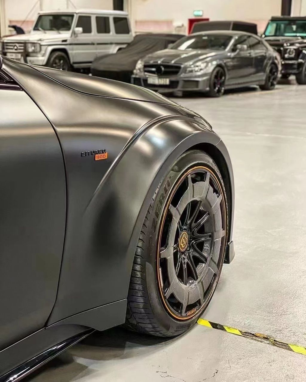 BRABUS 900 Rocket edition body kit with carbon fiber for Mercedes-Benz GT 4 door Coupe - Custom Class