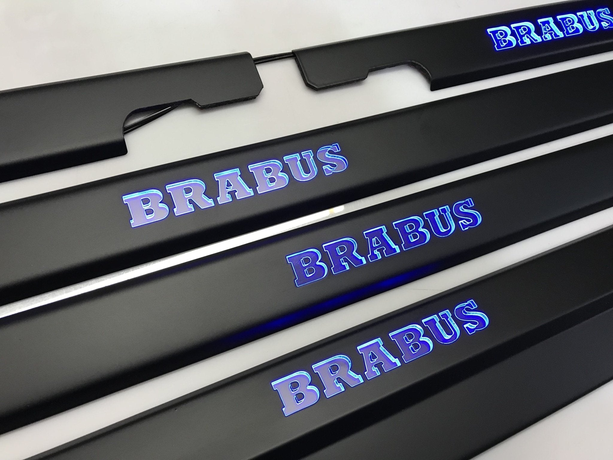 Brabus black door sills with blue LEDs for Mercedes-Benz G-Class W463 - Custom Class