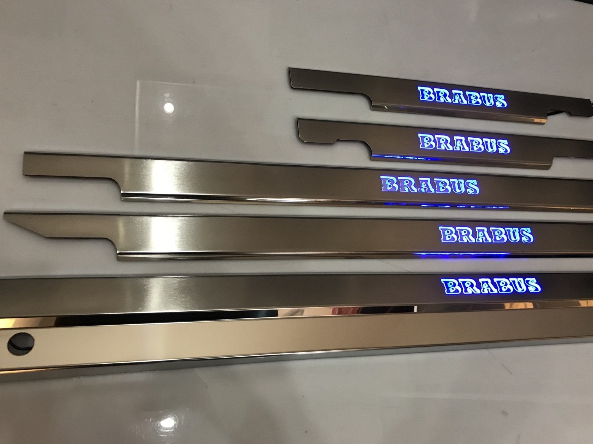 Brabus LED Illuminated Door Sills 4 or 5 pcs for Mercedes-Benz G-Class W463 - Custom Class