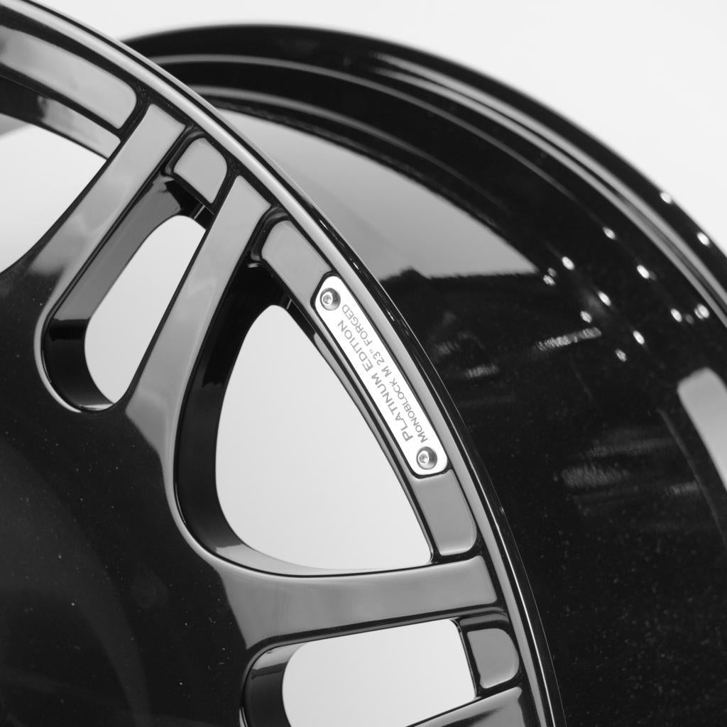 Brabus Monoblock M Platinum Edition Rims R22 black gloss for Mercedes-Benz W463 W463A G-Class - Custom Class