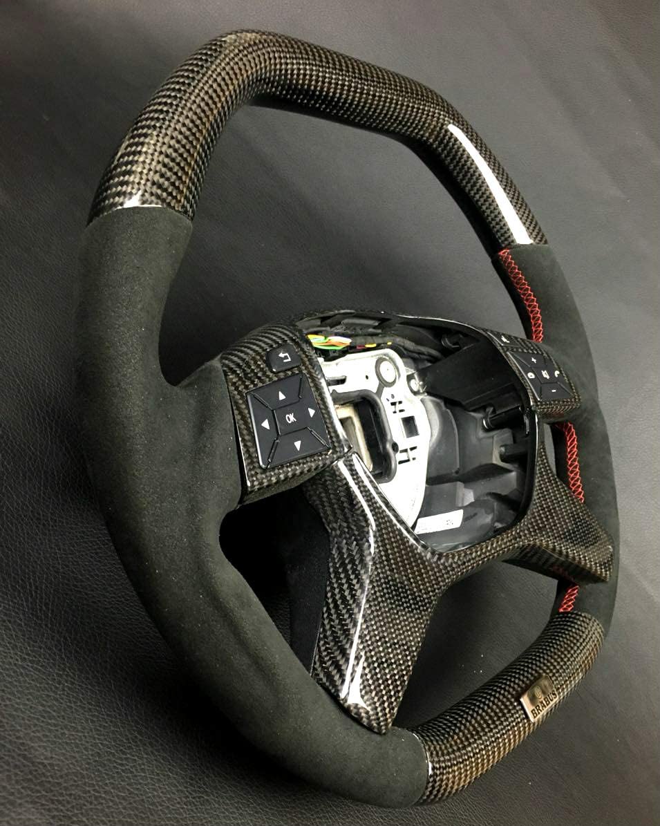 Brabus Style Carbon Steering Wheel for Merceges-Benz ML GL GLS GLE W463 W212 - Custom Class
