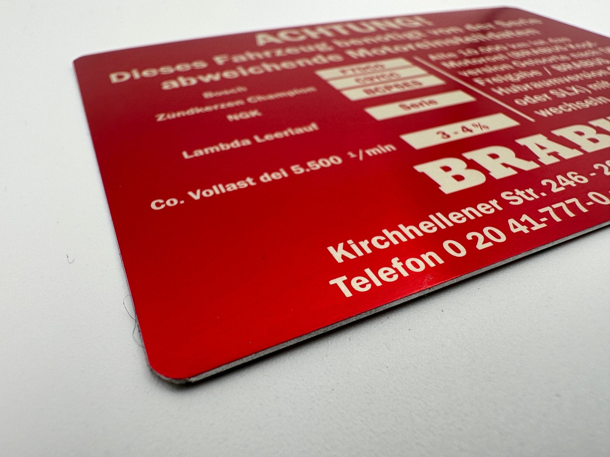 Brabus style Engine Emblem Cover for Mercedes-Benz W463A W465 G-Class - Custom Class