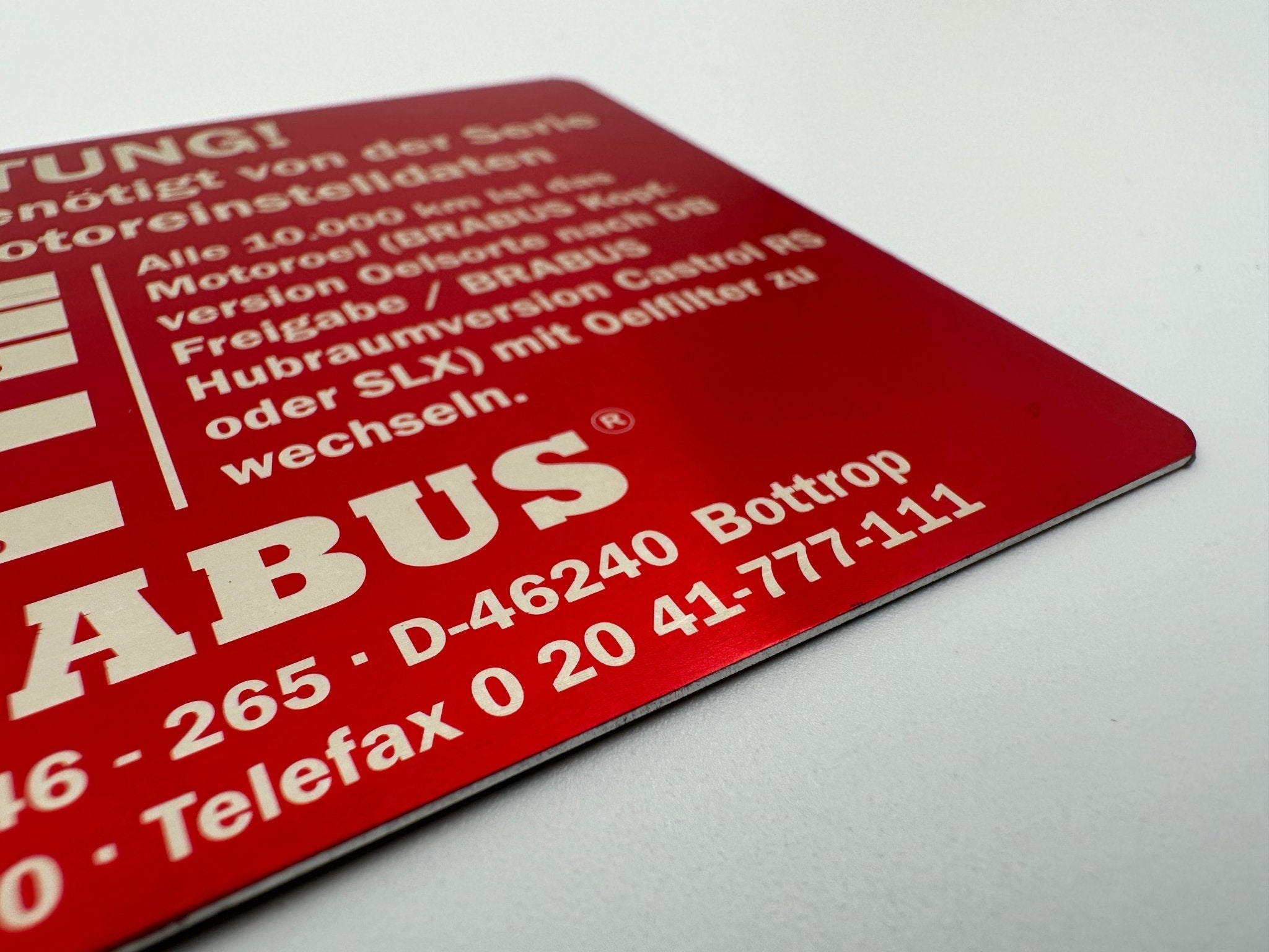 Brabus style Engine Emblem Cover for Mercedes-Benz W463A W465 G-Class - Custom Class