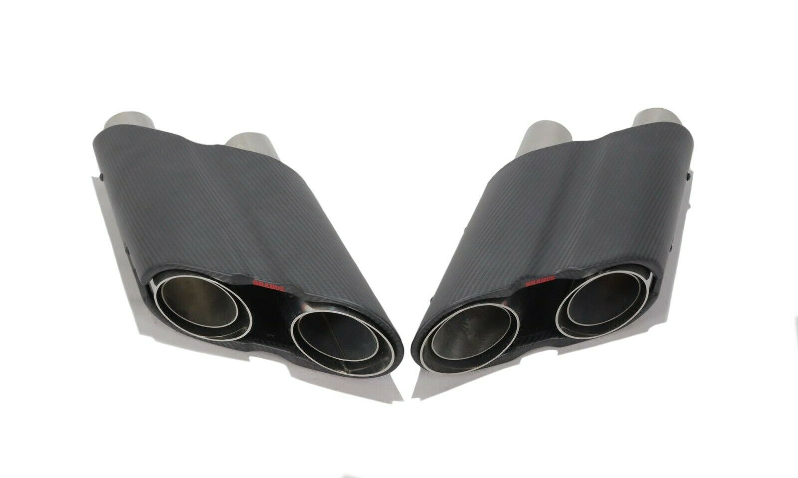 Brabus Rocket exhaust pipes mufflers tips carbon for Mercedes W463A G-Class - Custom Class