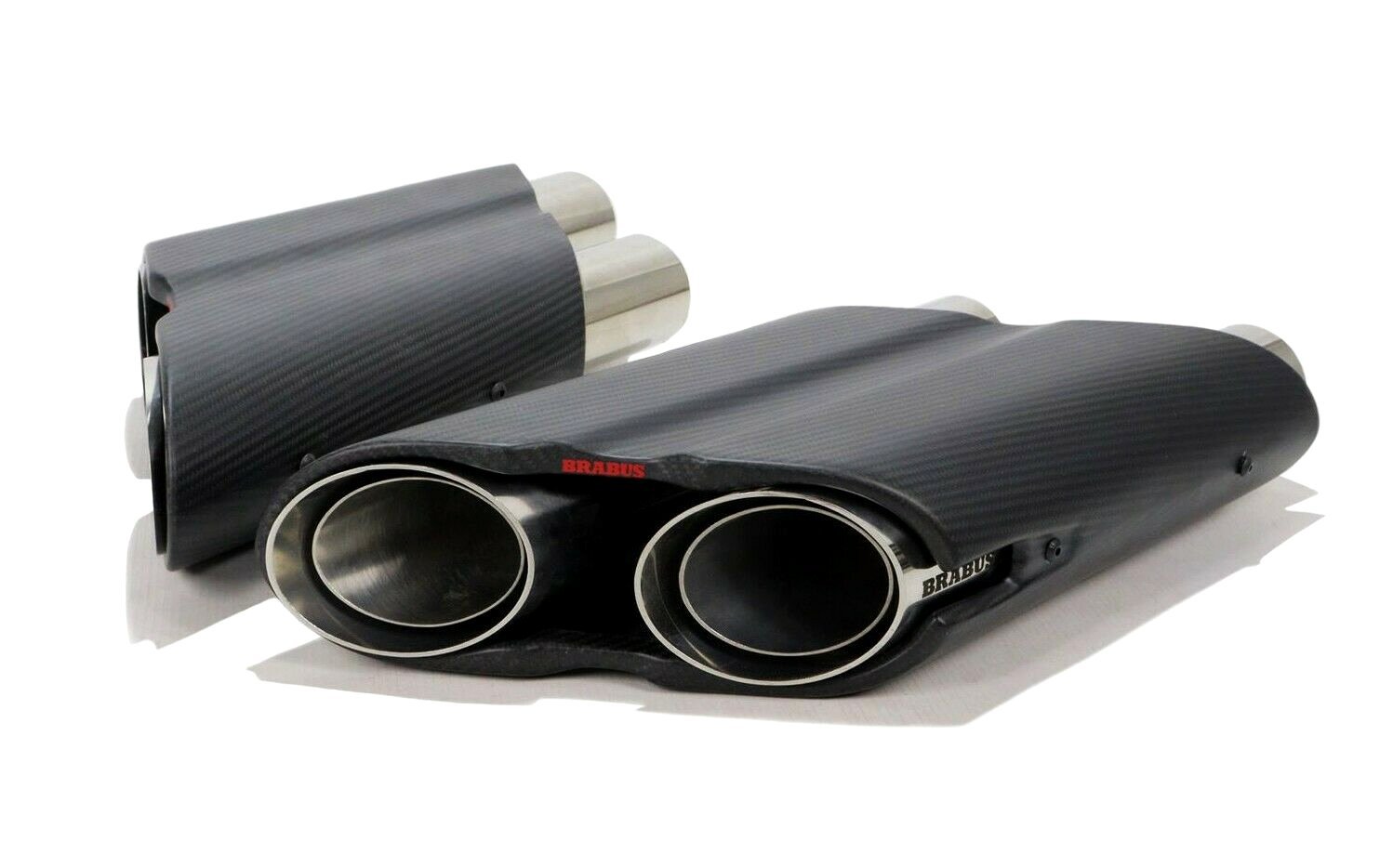 Brabus Rocket exhaust pipes mufflers tips carbon for Mercedes W463A G-Class - Custom Class