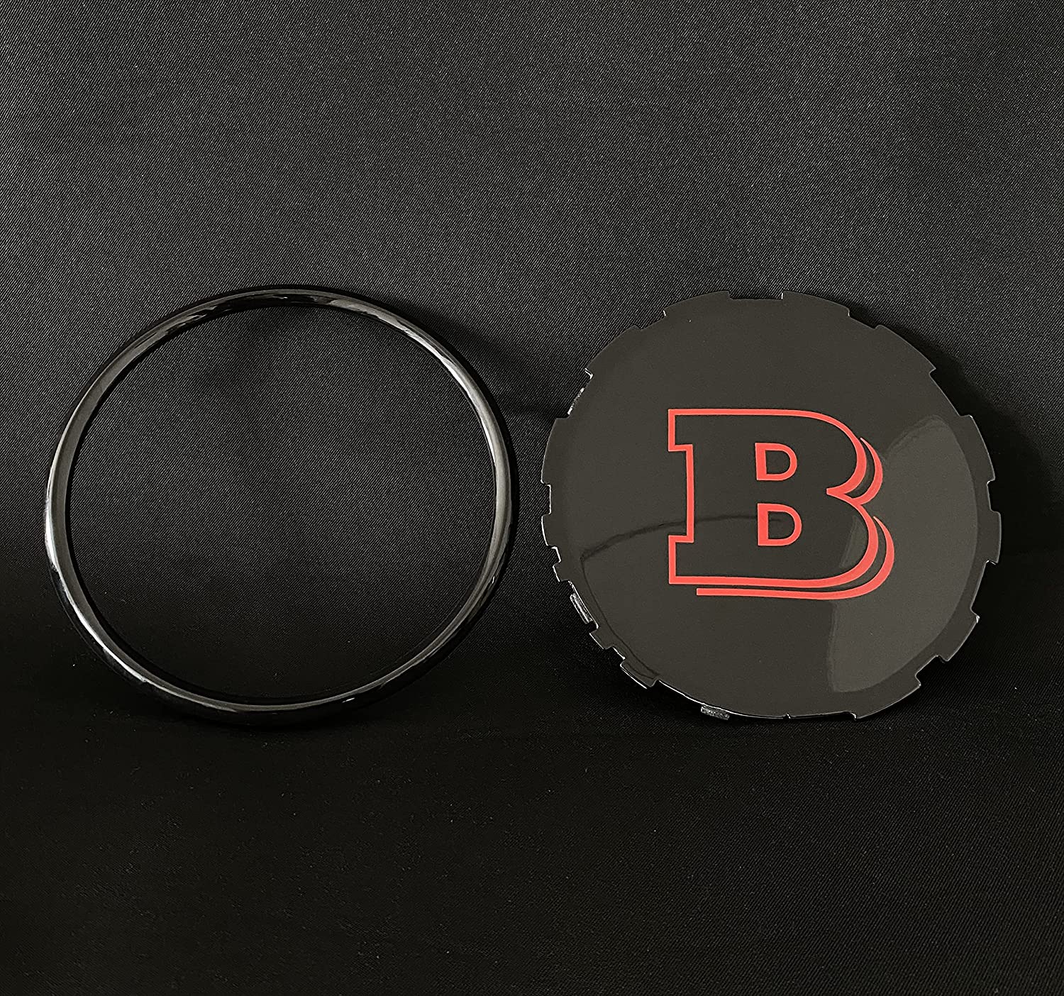 Brabus style Front Grille Gloss Badge Red Sign for MB W463A W464 G-Class G-Wagon G63 G500 - Custom Class