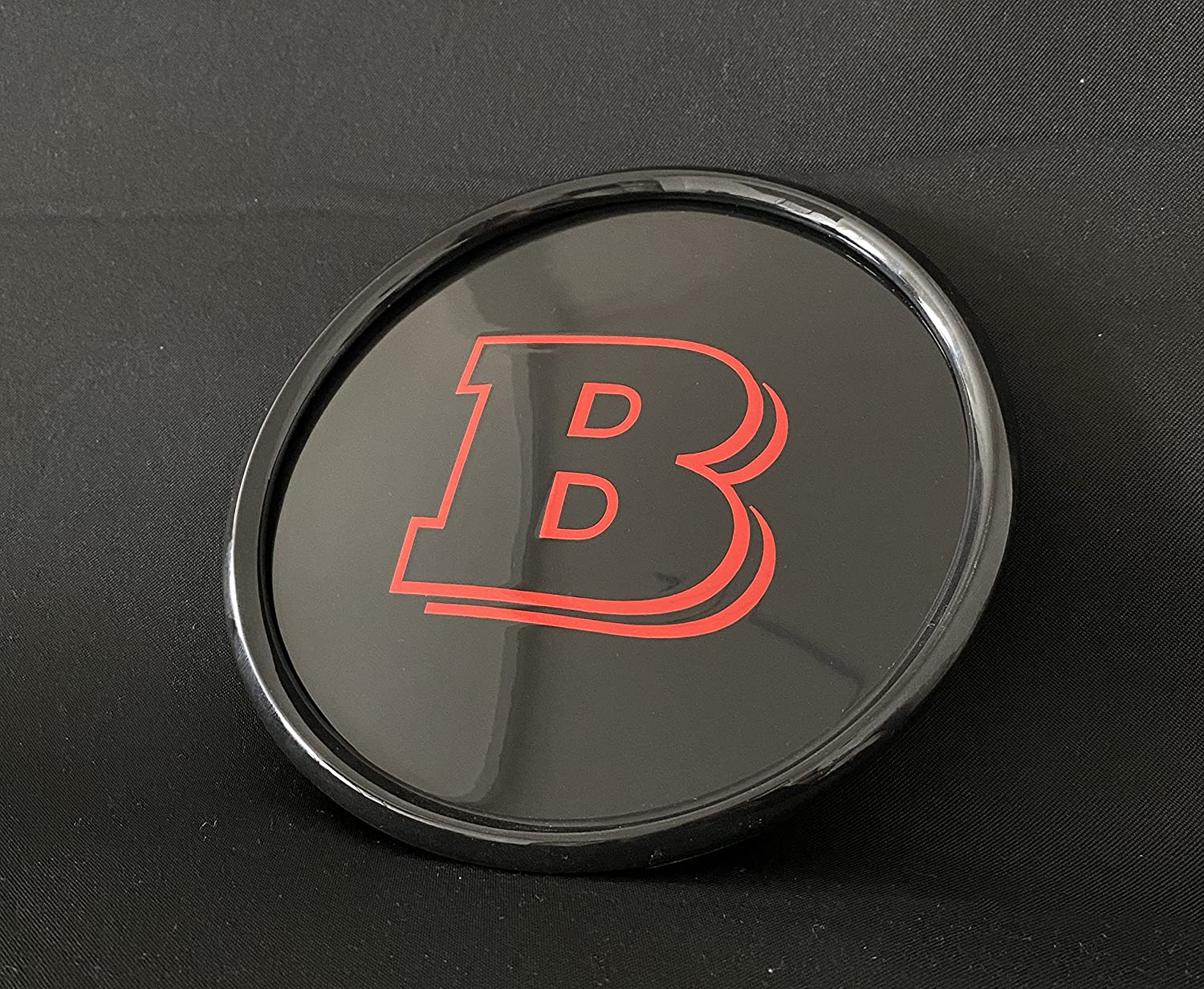 Brabus style Front Grille Gloss Badge Red Sign for MB W463A W464 G-Class G-Wagon G63 G500 - Custom Class