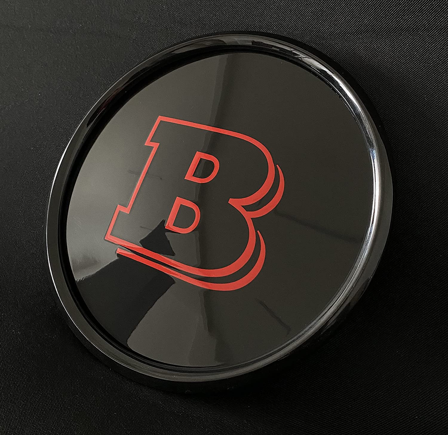 Brabus style Front Grille Gloss Badge Red Sign for MB W463A W464 G-Class G-Wagon G63 G500 - Custom Class