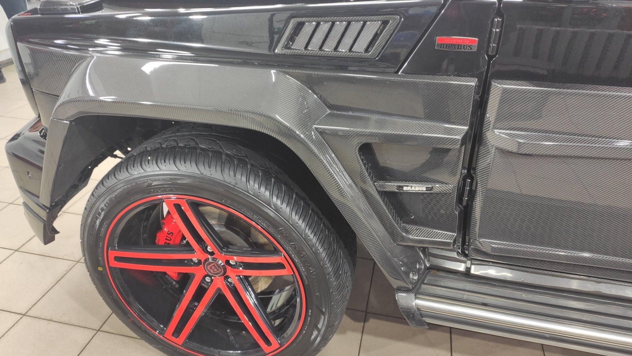 Brabus Widestar Body Exterior Set Carbon 23 pcs for Mercedes-Benz G-Wagon G-Class W463 G63 G55 G500 - Custom Class