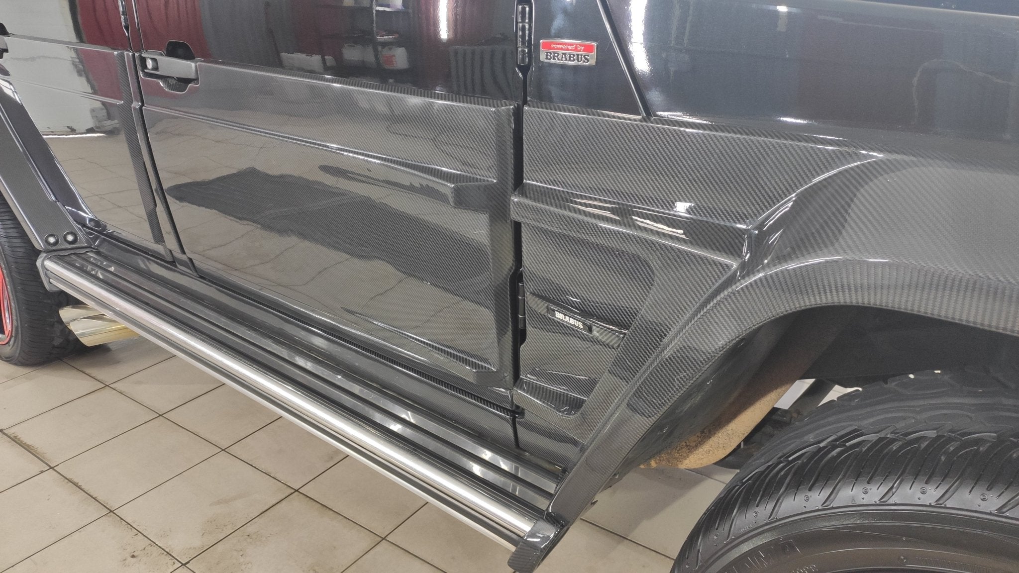 Brabus Widestar Body Exterior Set Carbon 23 pcs for Mercedes-Benz G-Wagon G-Class W463 G63 G55 G500 - Custom Class