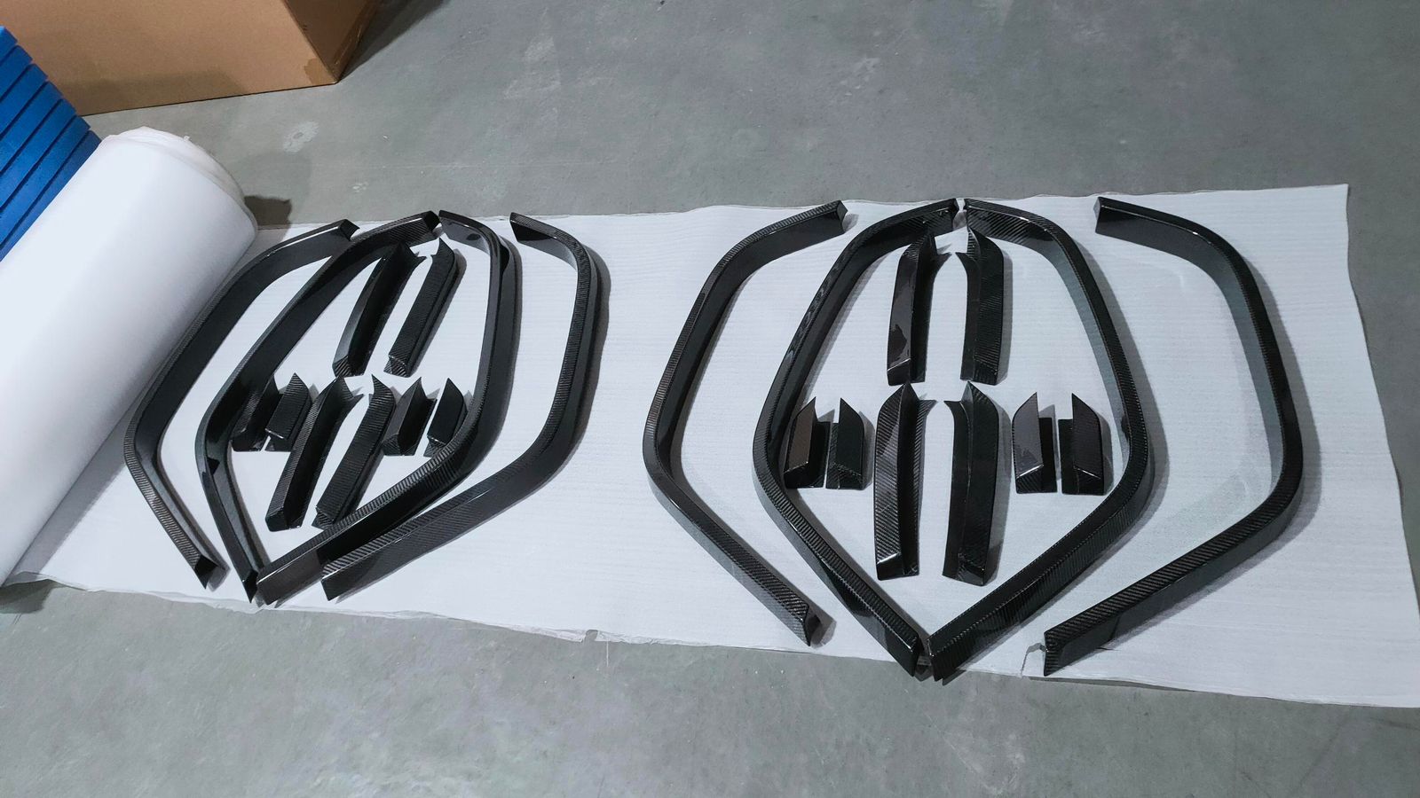 Brabus Widestar Carbon fiber wide extensions 4x4 Squared for fender flares set for W463A G Wagon 2018+ - Custom Class