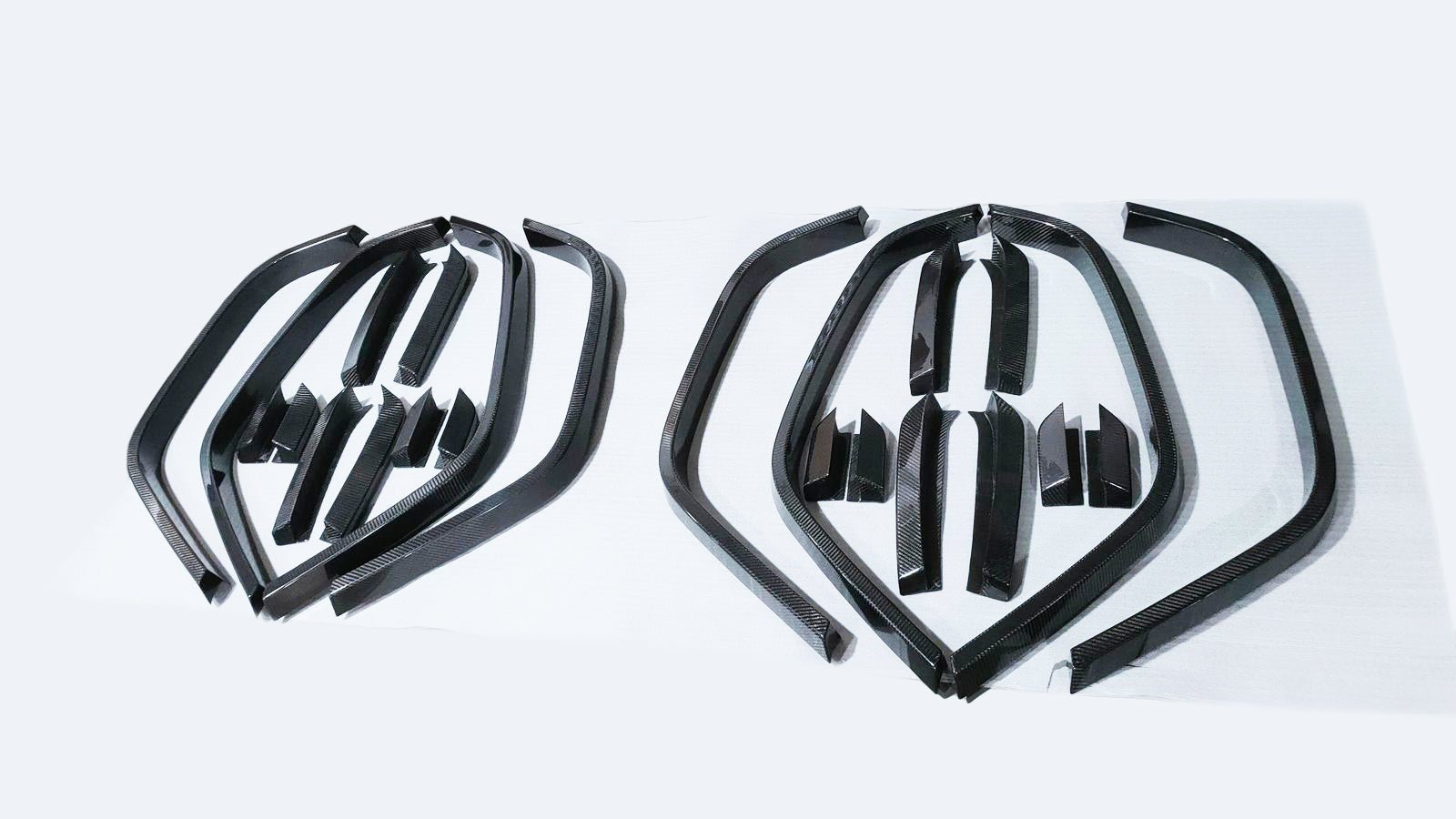 Brabus Widestar Carbon fiber wide extensions 4x4 Squared for fender flares set for W463A G Wagon 2018+ - Custom Class