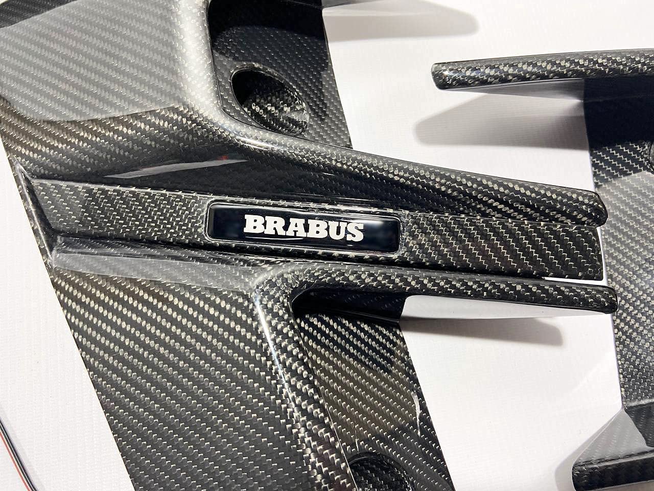 Brabus Widestar Style Carbon Fiber Body Kit Insertions with front and rear diffusers 10 pcs for Mercedes-Benz G-Wagon G-Class W463A W464 G63 G500 - Custom Class