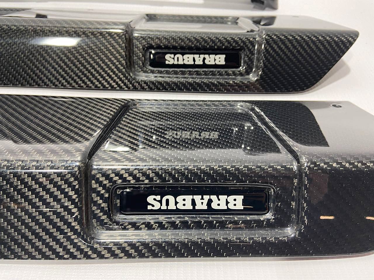 Brabus Widestar Style Carbon Fiber Body Kit Insertions with front and rear diffusers 10 pcs for Mercedes-Benz G-Wagon G-Class W463A W464 G63 G500 - Custom Class