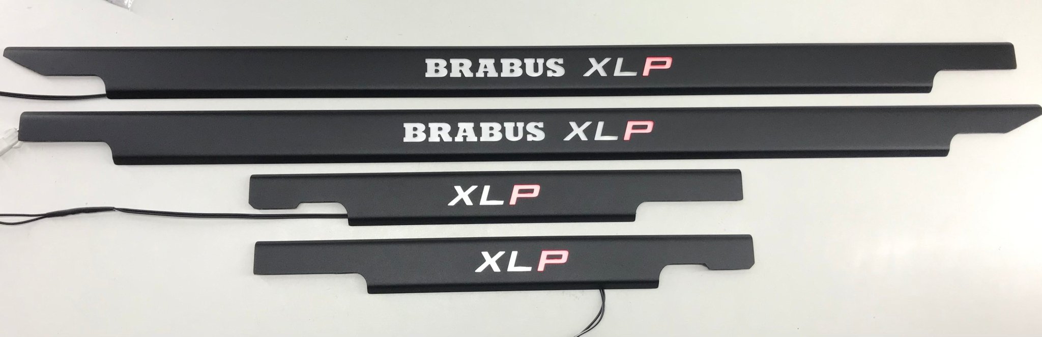 Brabus XLP LED Illuminated Door Sills 4 or 5 pcs for Mercedes-Benz G-Class W463 - Custom Class