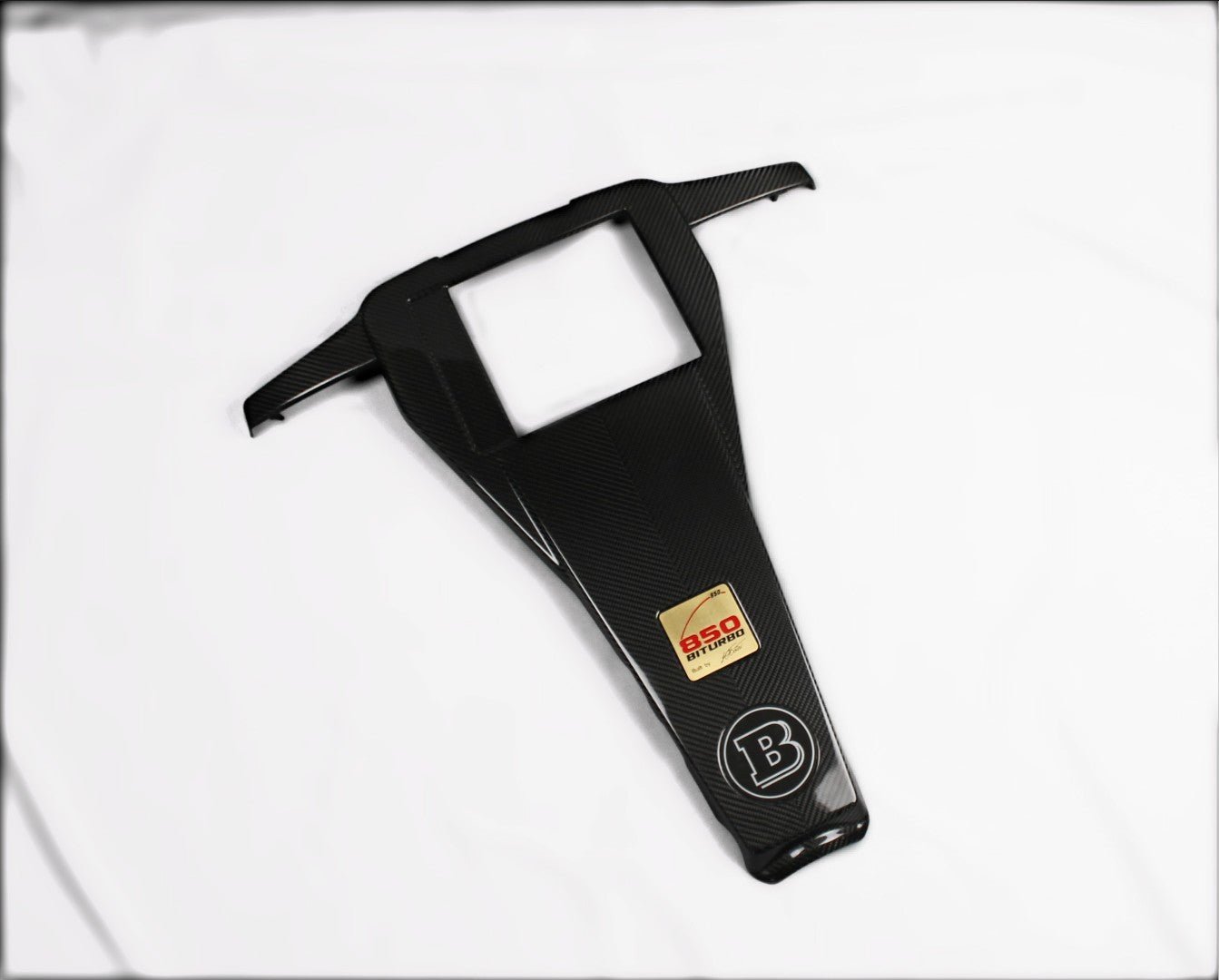 Carbon Brabus engine cover with badges for AMG Mercedes-Benz G-Wagon W463 G63 - Custom Class