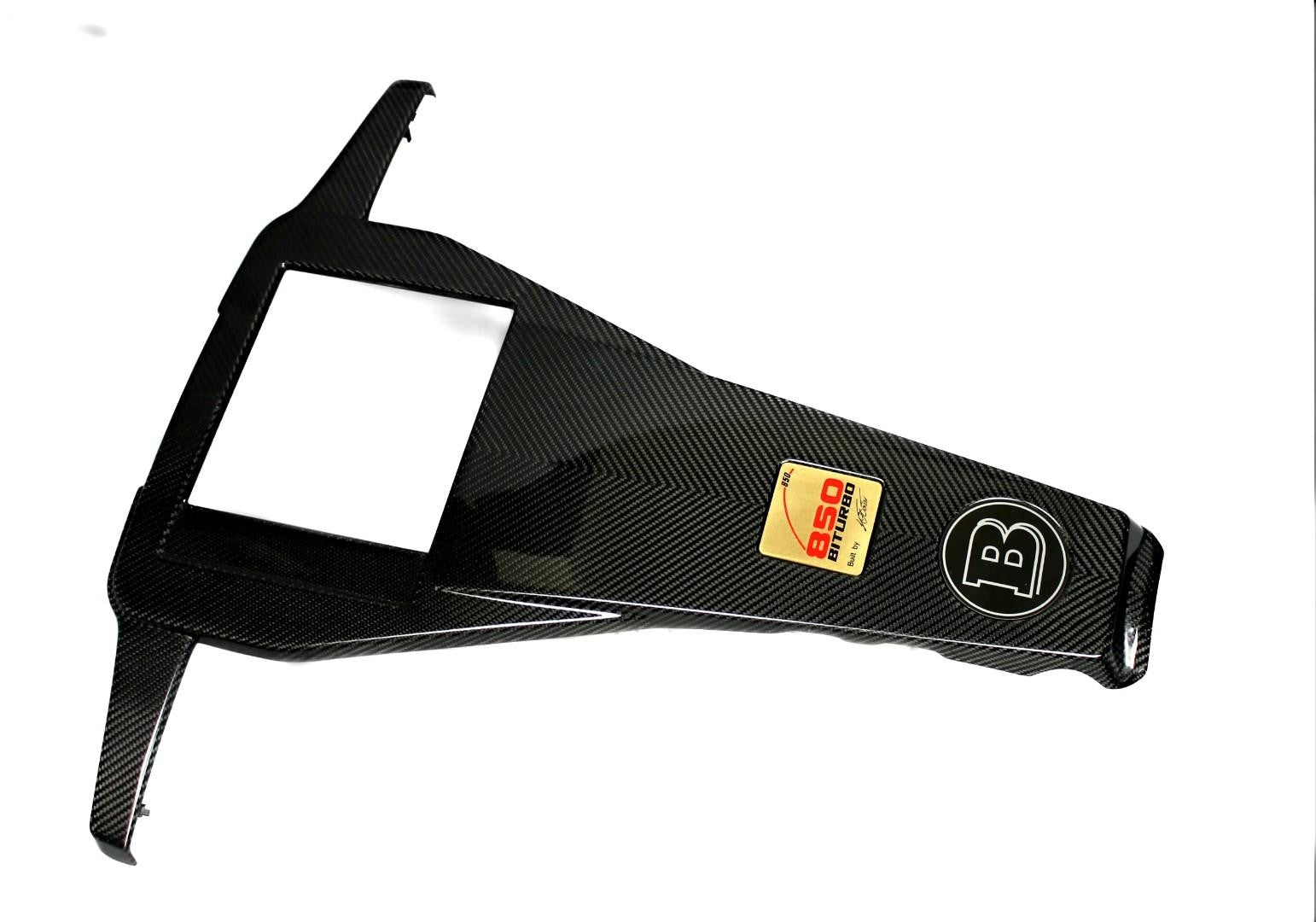 Carbon Brabus engine cover with badges for AMG Mercedes-Benz G-Wagon W463 G63 - Custom Class