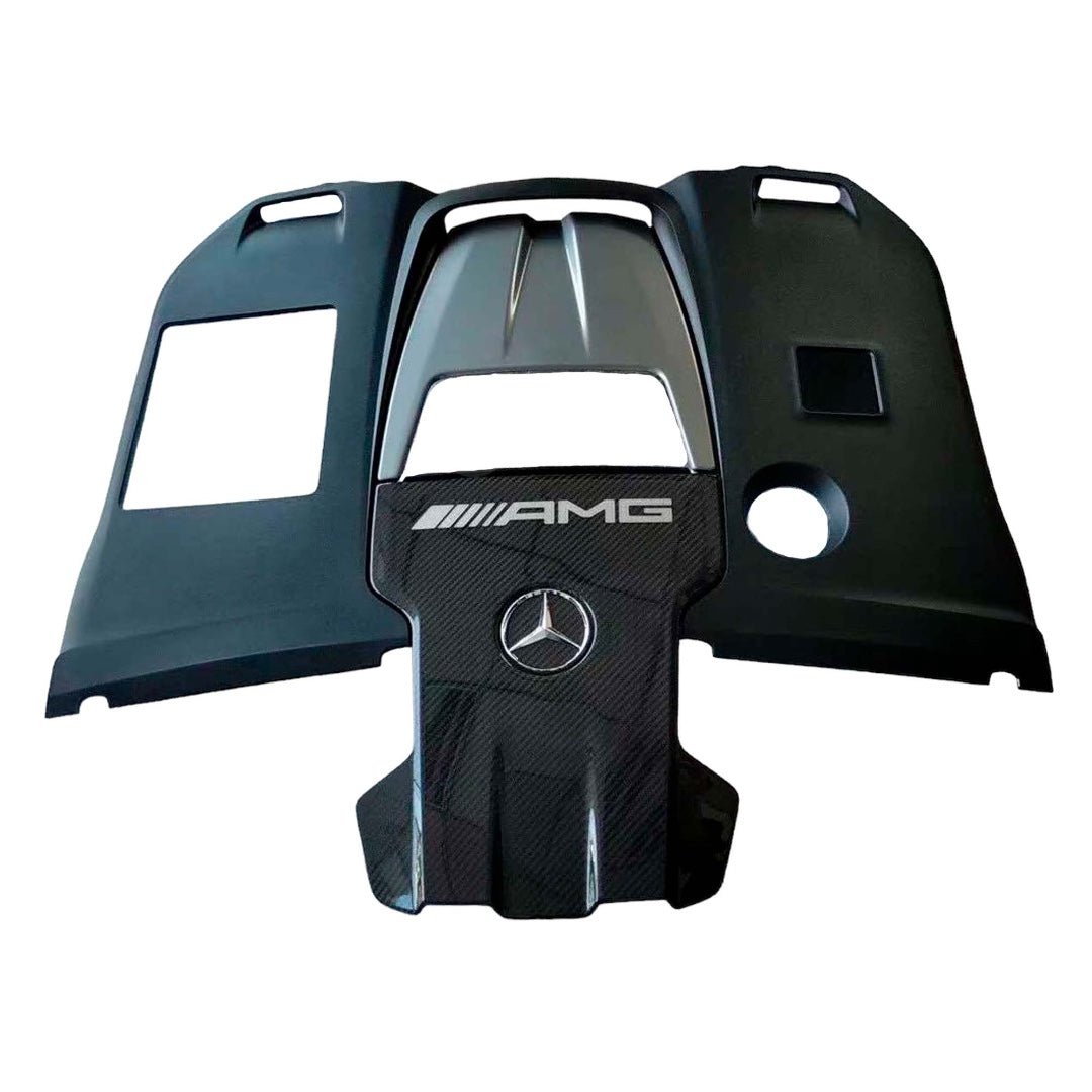 Carbon fiber AMG engine cover central part for AMG Mercedes-Benz W463A W464 G-Wagon G-Class G63 - Custom Class