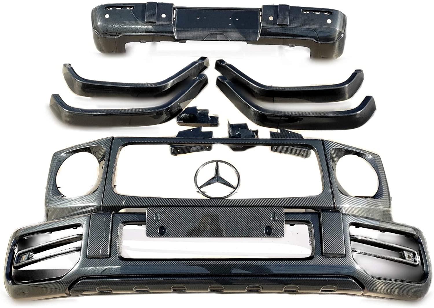 Carbon fiber AMG G63 body kit for Mercedes-Benz W463A G-Class - Custom Class