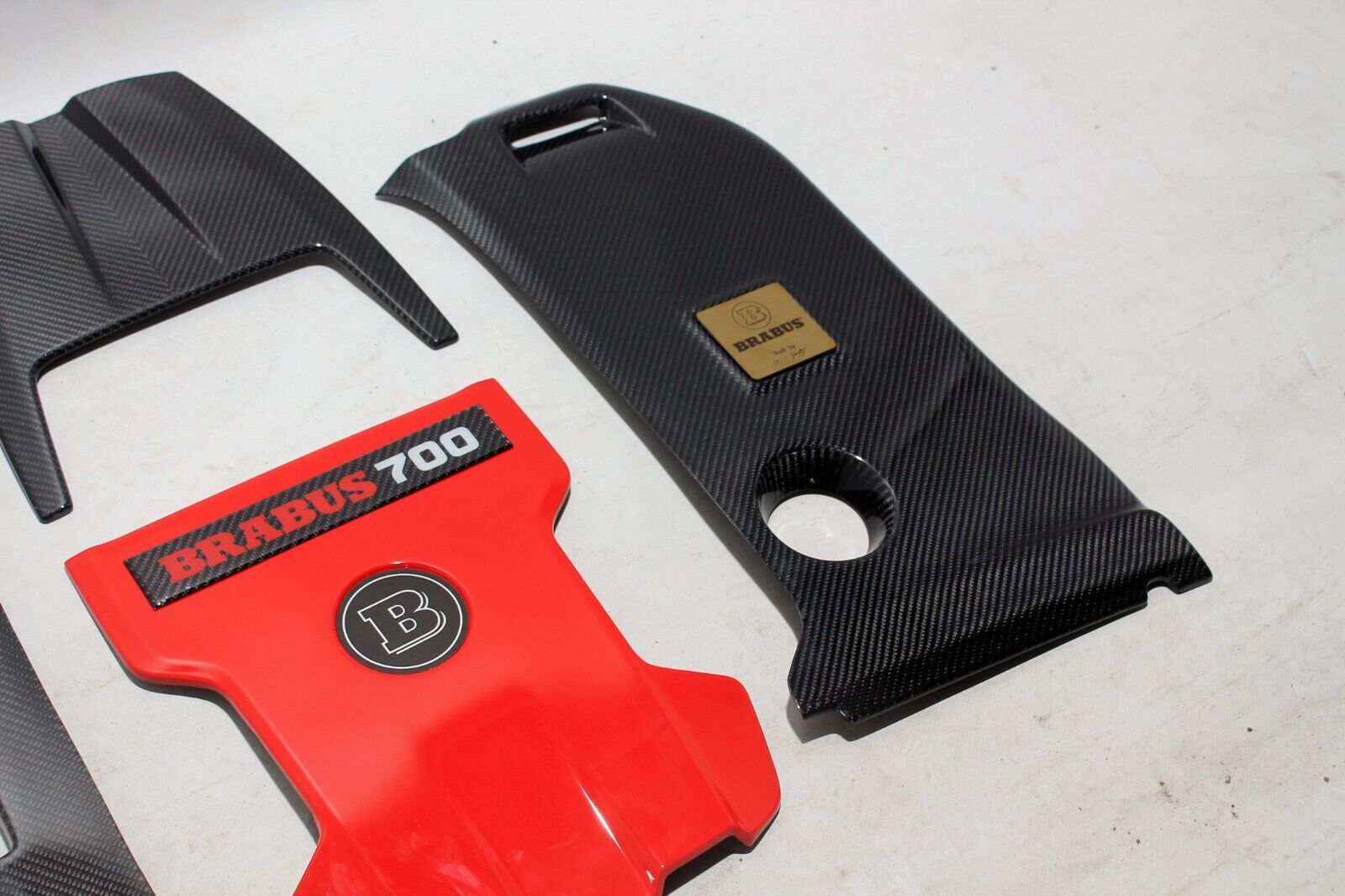 Carbon Brabus 700 Engine Cover Set for AMG G63 Mercedes-Benz W463A - Custom Class