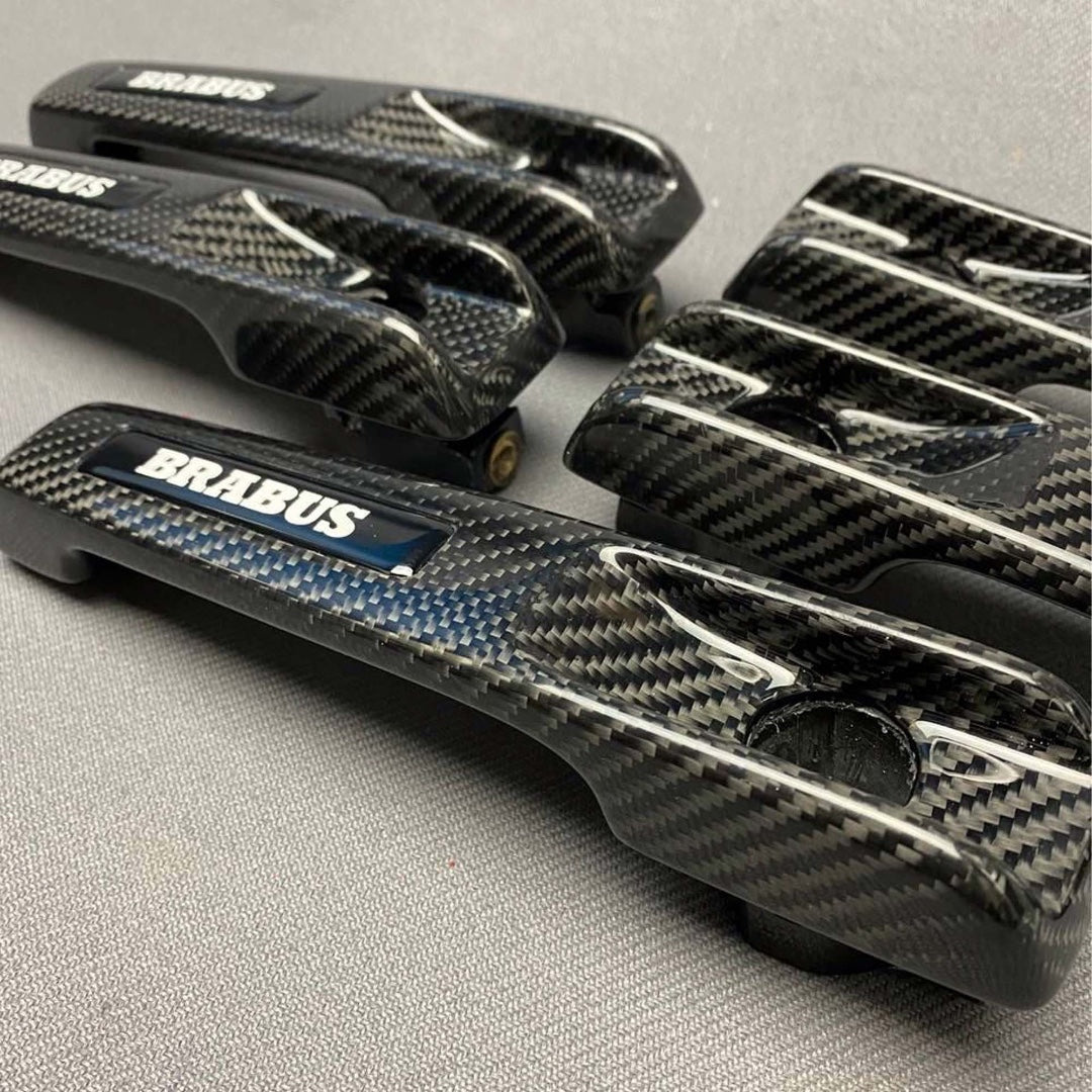 Carbon fiber Brabus door handles 5pcs for Mercedes-Benz W463 G-Class - Custom Class