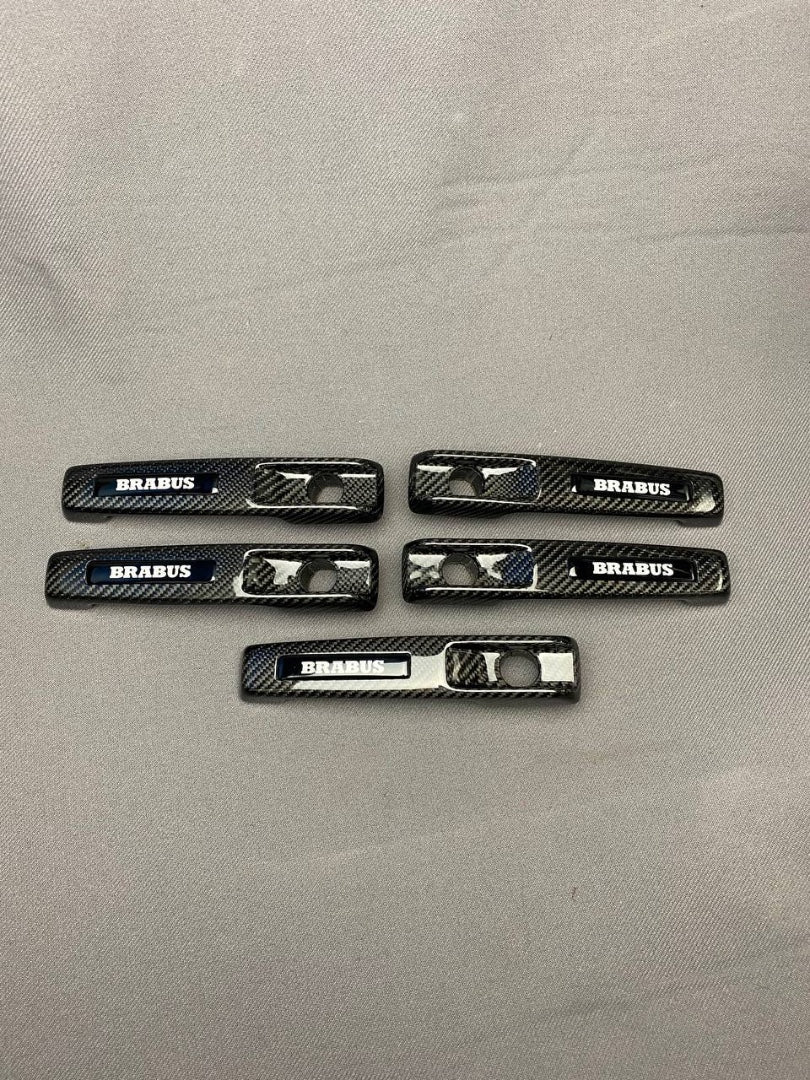 Carbon fiber BRABUS door handles complete for Mercedes-Benz W463A W464 G-Class - Custom Class