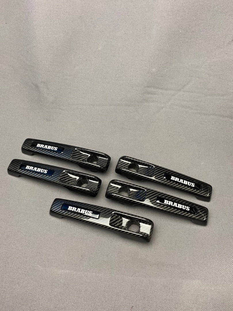 Carbon fiber BRABUS door handles complete for Mercedes-Benz W463A W464 G-Class - Custom Class