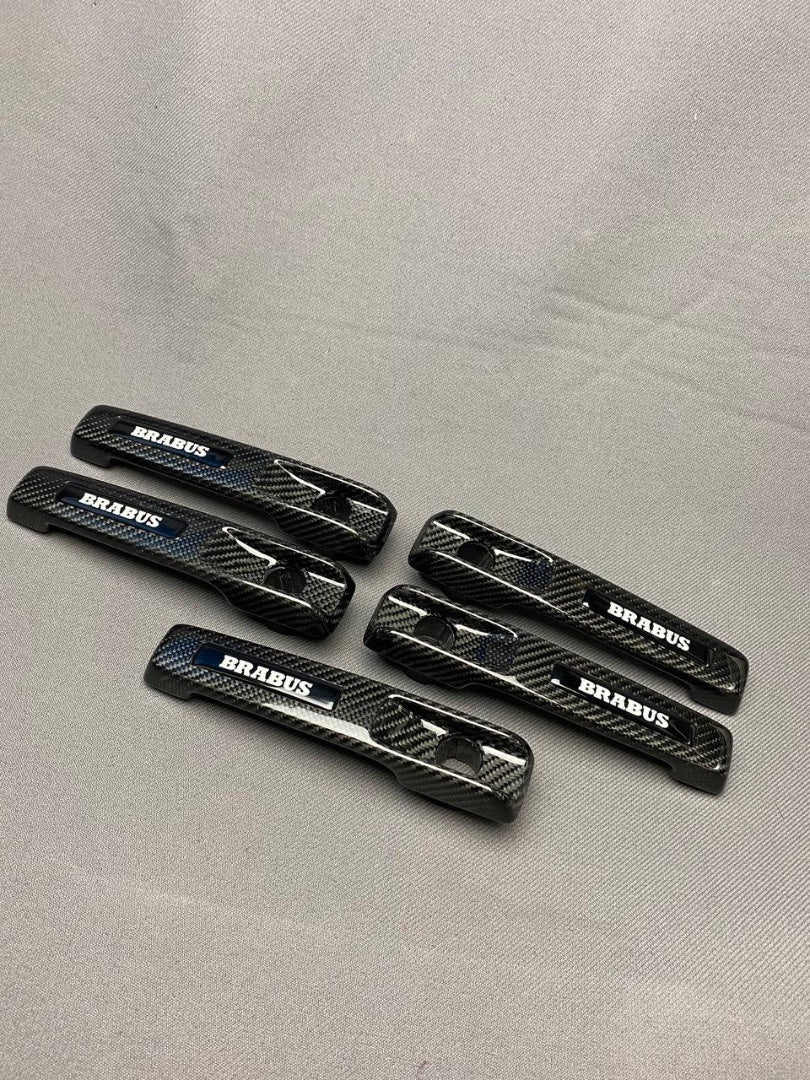 Carbon fiber BRABUS door handles complete for Mercedes-Benz W463A W464 G-Class - Custom Class