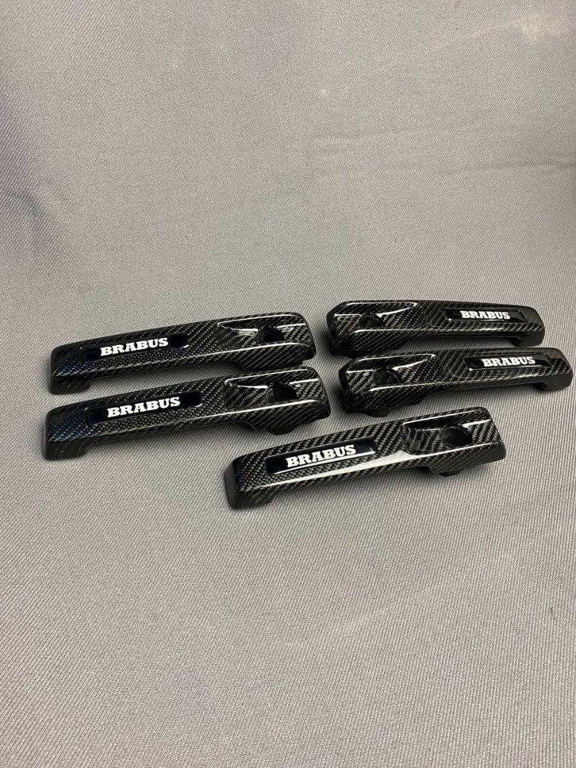 Carbon fiber BRABUS door handles complete for Mercedes-Benz W463A W464 G-Class - Custom Class
