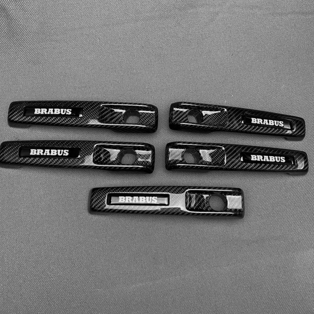 Carbon fiber BRABUS door handles complete for Mercedes-Benz W463A W464 G-Class - Custom Class