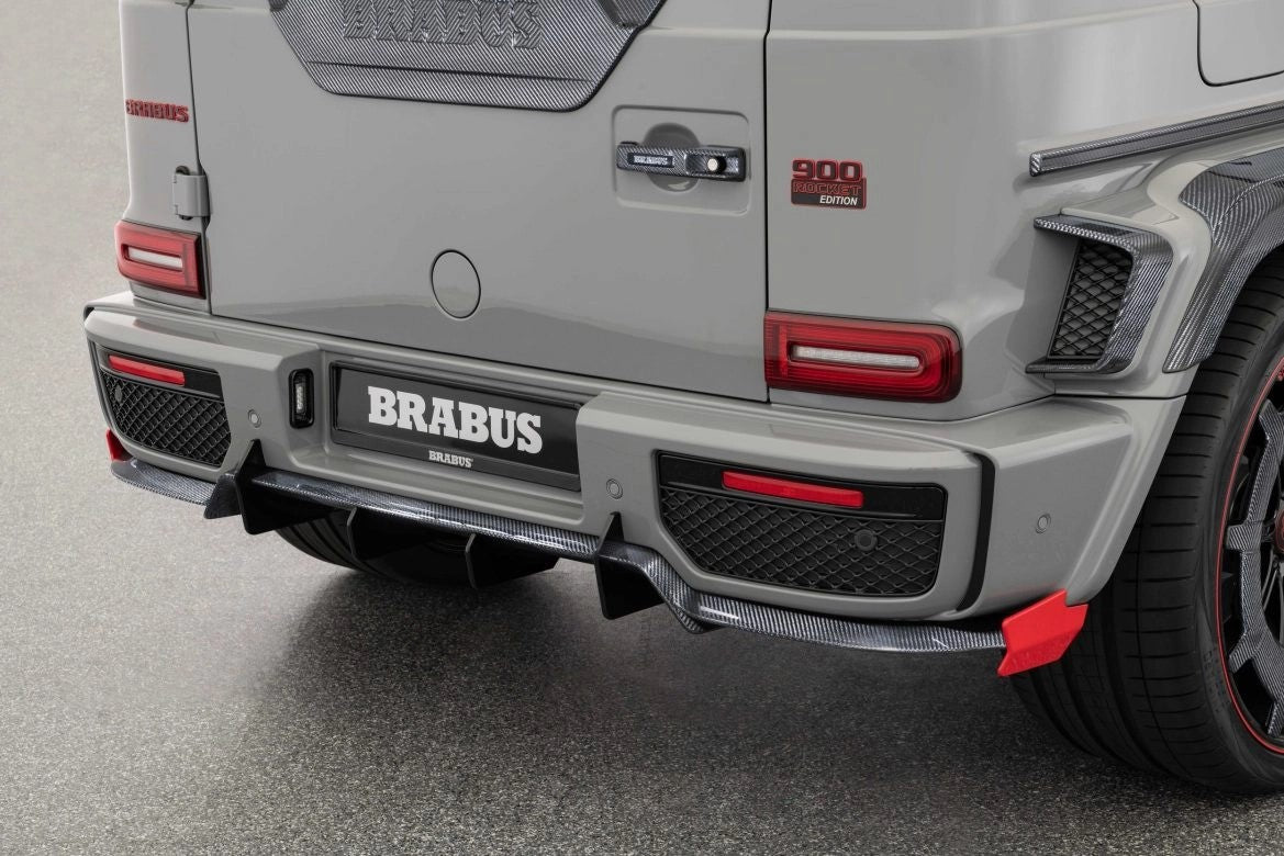Carbon fiber BRABUS G900 Rocket edition rear diffuser for Mercedes-Benz W463a W464 - Custom Class