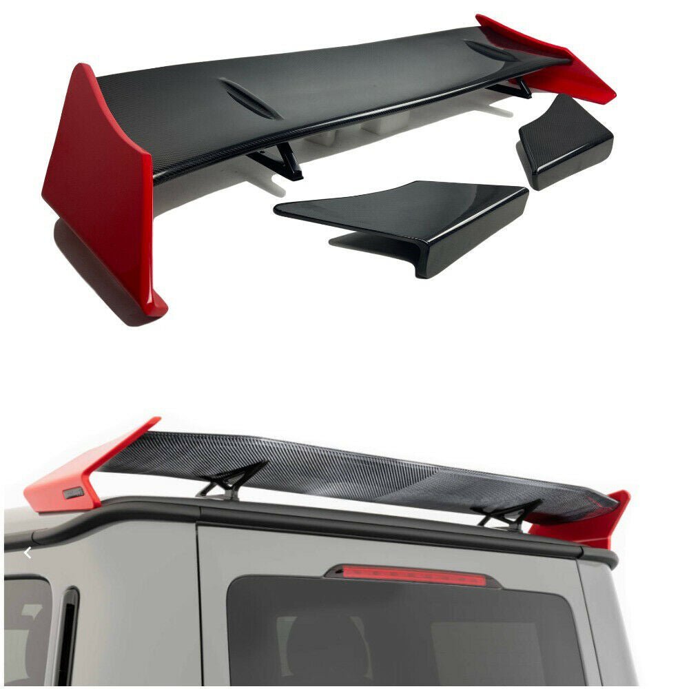 Carbon fiber BRABUS G900 Rocket edition rear roof spoiler for Mercedes-Benz W463a W464 - Custom Class