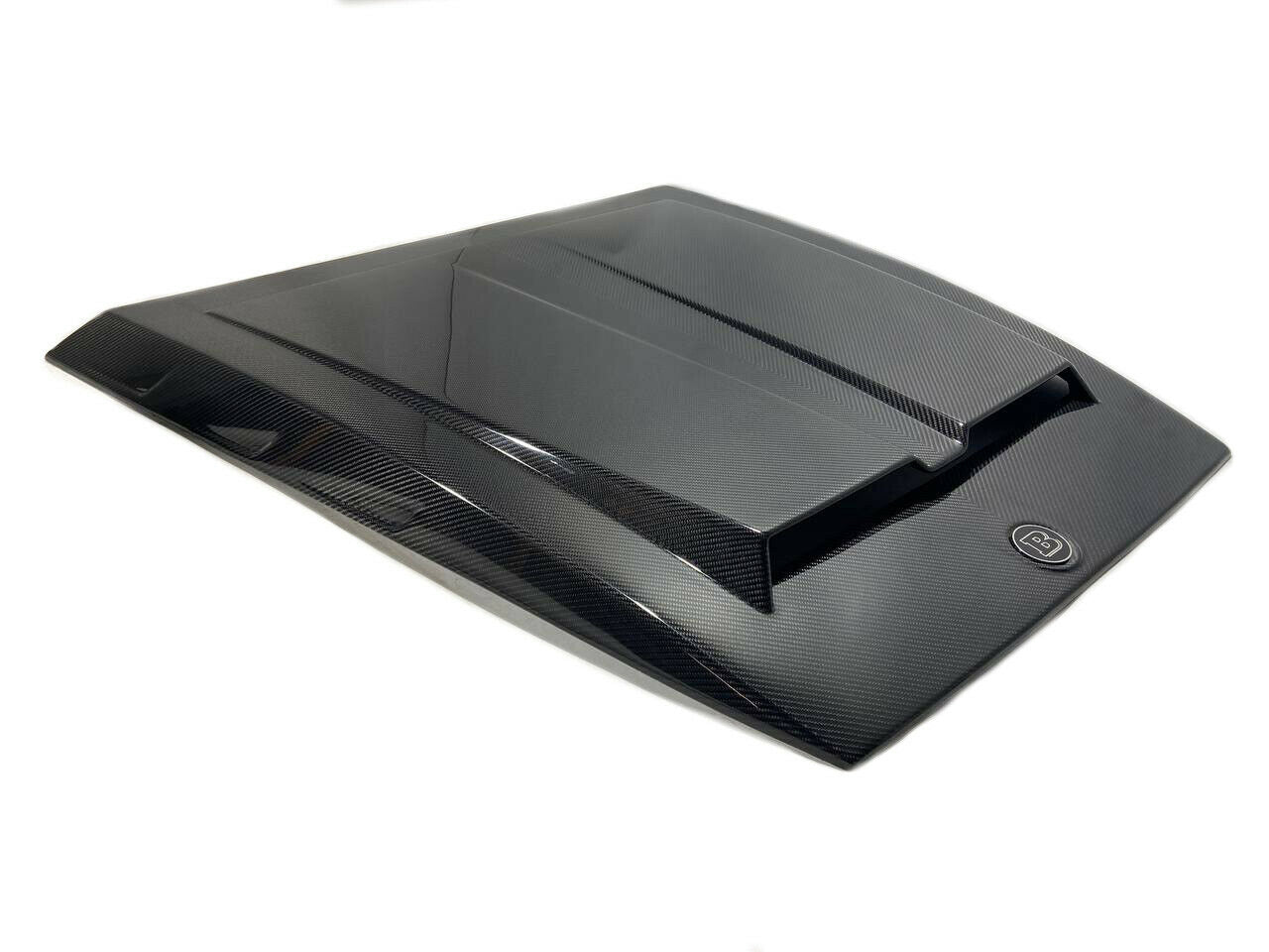 Carbon Brabus hood scoop cover + badge and backside grill for Mercedes Benz W463A G-Class G-Wagon - Custom Class