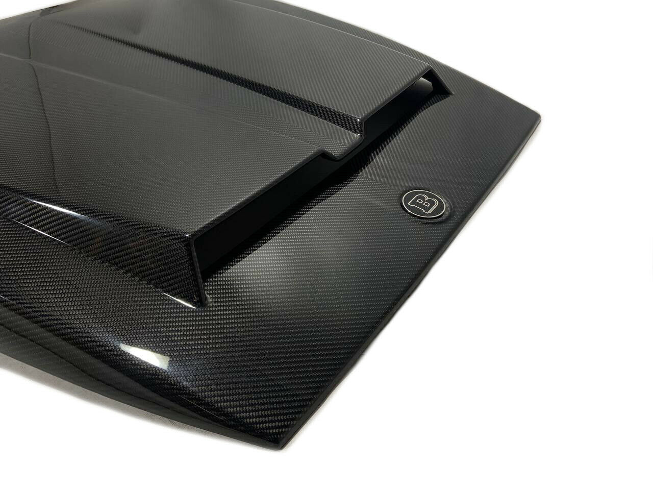 Carbon Brabus hood scoop cover + badge and backside grill for Mercedes Benz W463A G-Class G-Wagon - Custom Class