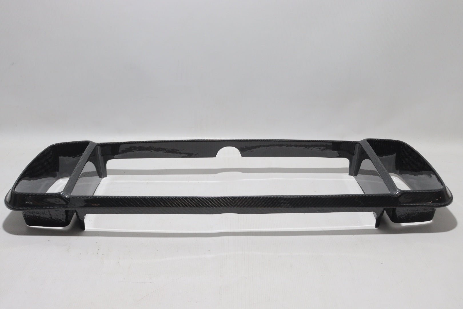 Carbon fiber Brabus Rocket G900 grille frame insertion red LEDs for Mercedes-Benz W463a W464 - Custom Class